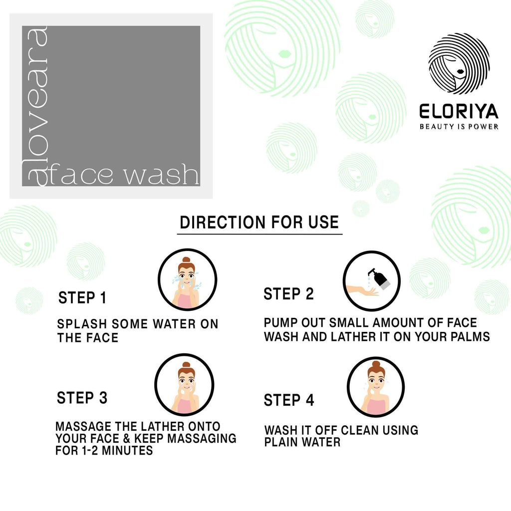 ELORIYA Aloe Vera Face Wash for Women and Men | 120ml ELORIYA