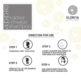 ELORIYA Apple Cider Vinegar Shampoo, 300ml ELORIYA