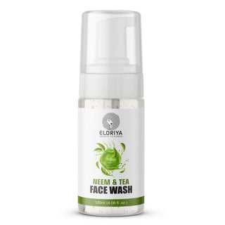 ELORIYA Neem and Tea Tree Face Wash for Women and Men | Lightens Scars Blemishes and Improve Skin tone No Parabens, SLS Free - 120ml ELORIYA