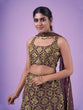 Load image into Gallery viewer, Maroon Wedding and Festival Semi Stitiched Lehenga Choli Clothsvilla