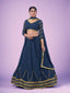 Blue Wedding and Festival Semi Stitiched Lehenga Choli Clothsvilla