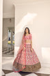 Load image into Gallery viewer, Enchanting Light Pink Sequins Embroidered Silk Wedding Wear Lehenga Choli ClothsVilla