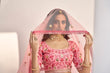 Load image into Gallery viewer, Enchanting Light Pink Sequins Embroidered Silk Wedding Wear Lehenga Choli ClothsVilla