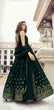 Load image into Gallery viewer, Ethnic Green Color Thread Sequence Work Gown Clothsvilla