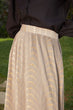 Load image into Gallery viewer, Exclusive Cream Color Fancy Fabric Indo Western Top And Printed Skirt ClothsVilla