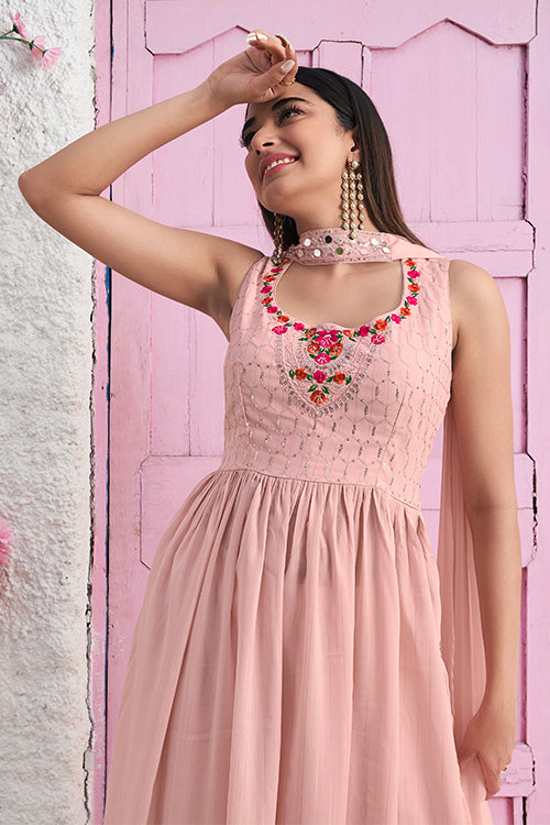 Exclusive Designer Embroidered Stitched Stylish Salwar Palazzo Collection Buy now Shubhkala Store ClothsVilla.com