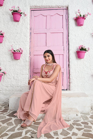 Exclusive Designer Embroidered Stitched Stylish Salwar Palazzo Collection Buy now Shubhkala Store ClothsVilla.com