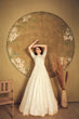 Load image into Gallery viewer, Exclusive Designer Net Gown For Women Floral Bride Gown Indian Wedding Reception Gown Bridal Dress Indian Suit Floral Anarkali White Gown ClothsVilla