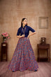 Load image into Gallery viewer, Exclusive Navy Blue Color Silk Lehenga Choli Clothsvilla