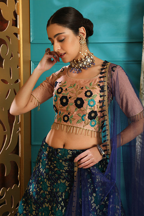 Indian Outfits Top With Lehenga Designer Lehenga Choli Wedding Lehenga  PartyWear | eBay