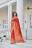 Extraordinary Red Zari Weaving Banarasi Silk Wedding Wear Saree ClothsVilla