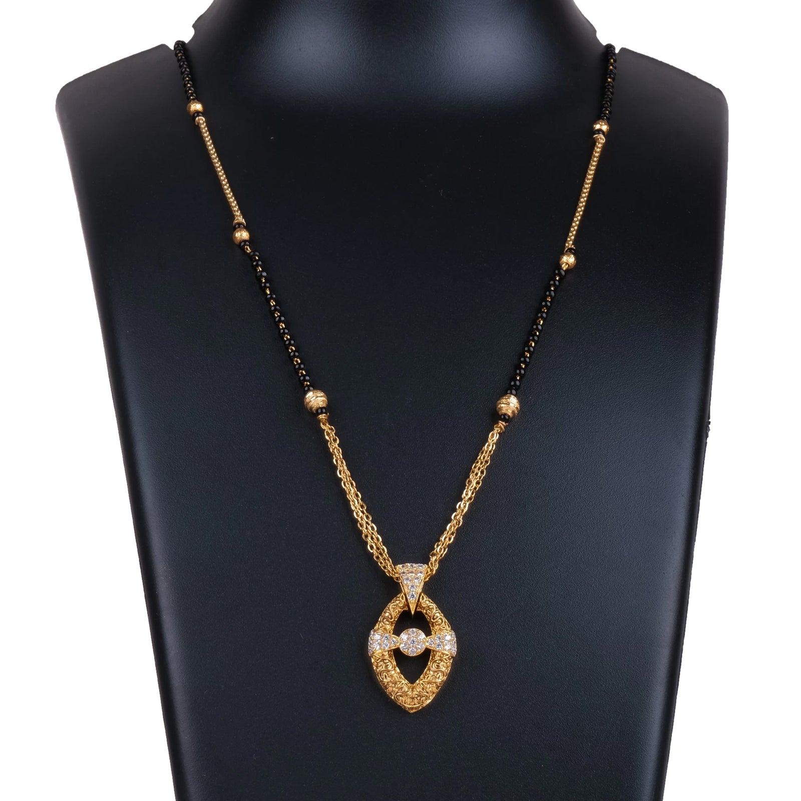 Fancy Gold Mangalsutra Brass Mangalsutra ClothsVilla