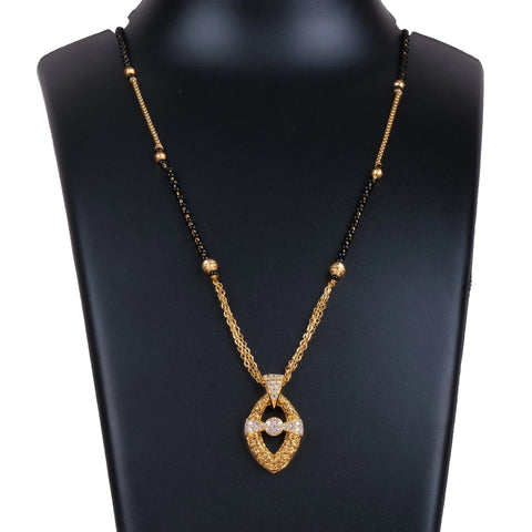 Fancy Gold Mangalsutra Brass Mangalsutra ClothsVilla Main image