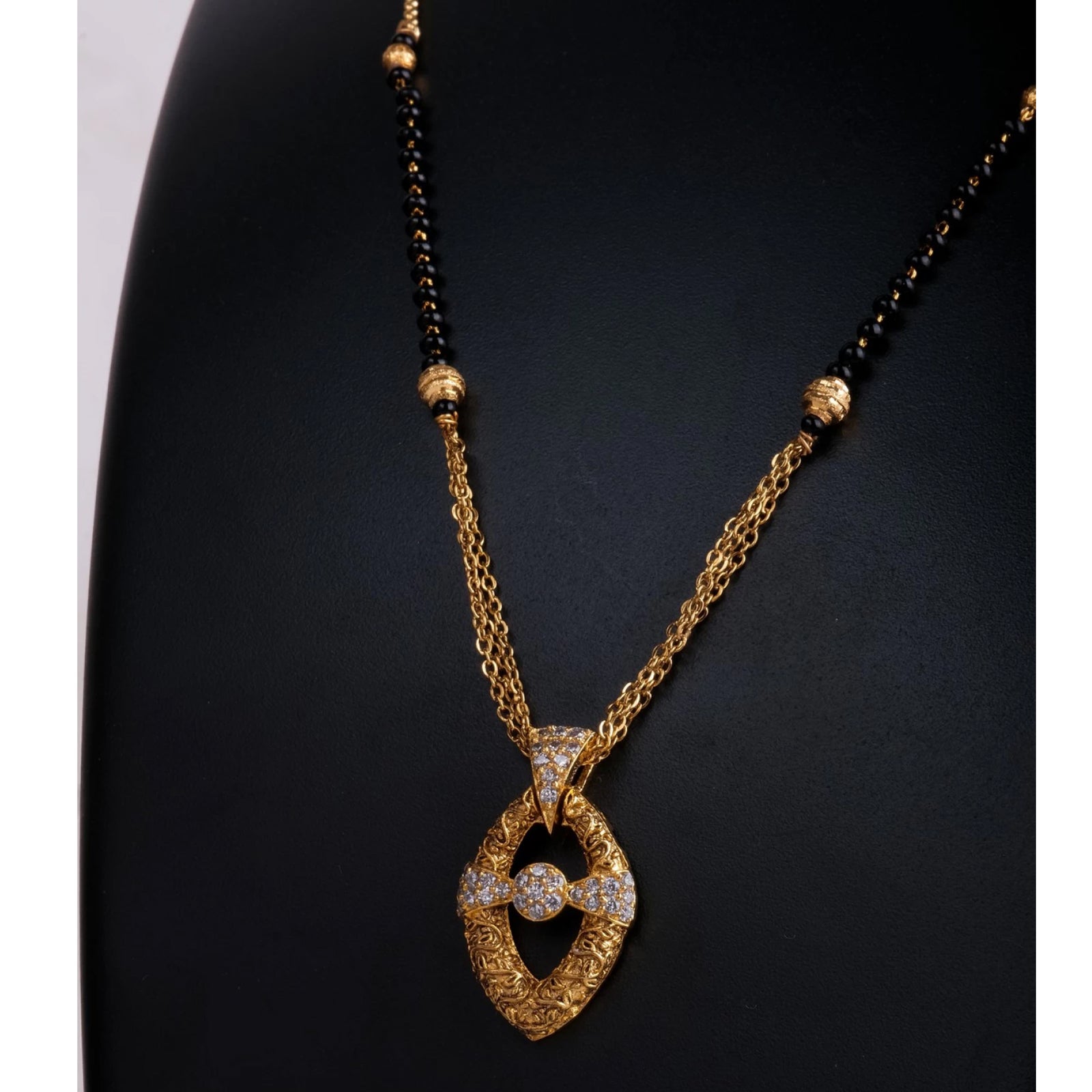 Fancy Gold Mangalsutra Brass Mangalsutra ClothsVilla