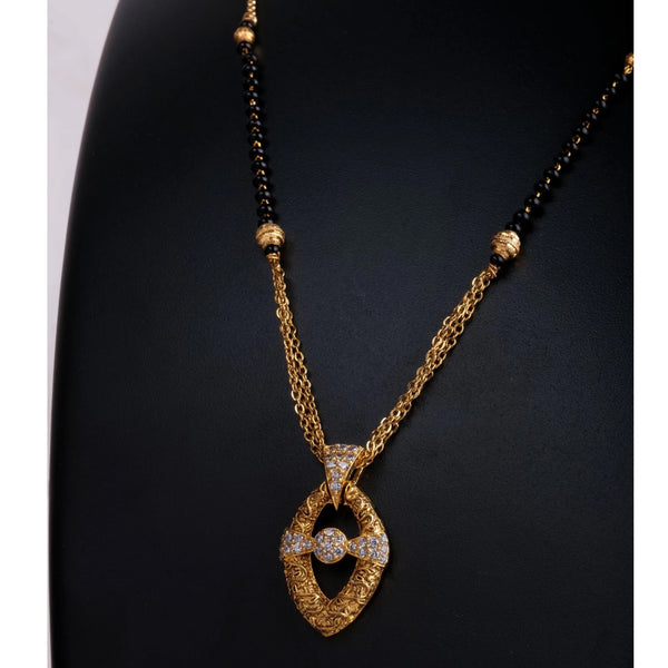 Fancy Gold Mangalsutra Brass Mangalsutra ClothsVilla