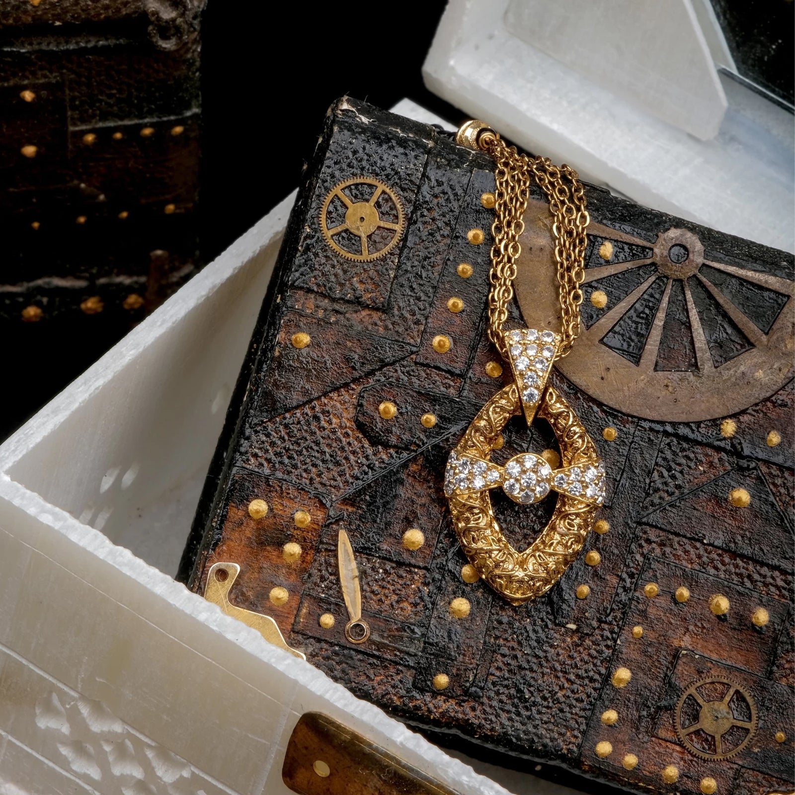 Fancy Gold Mangalsutra Brass Mangalsutra ClothsVilla