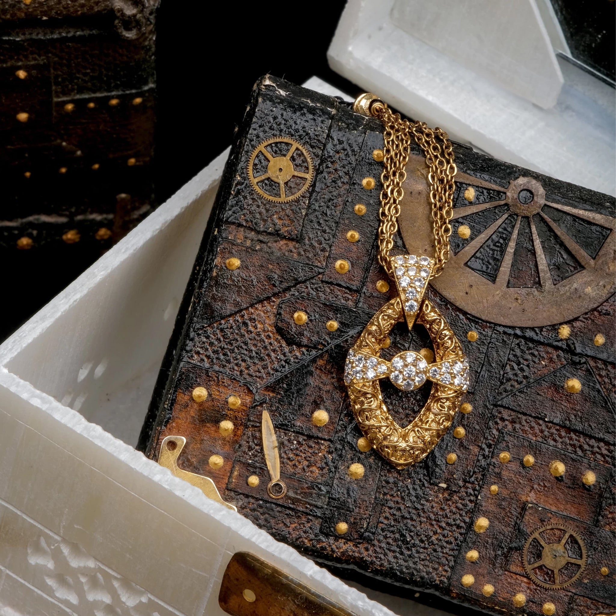 Fancy Gold Mangalsutra Brass Mangalsutra ClothsVilla