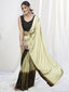 Fancy Green Ready to Wear One Minute Lycra Saree ClothsVilla