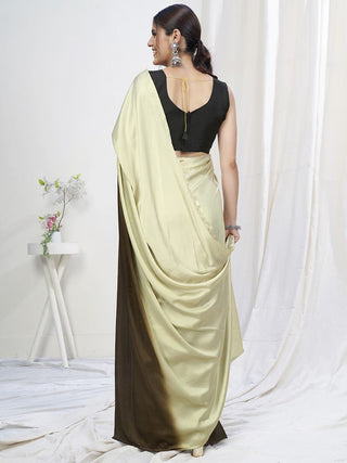 Fancy Green Ready to Wear One Minute Lycra Saree ClothsVilla