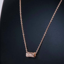 Load image into Gallery viewer, Fancy Diamond Rose Gold-plated Brass Pendant Gold-plated Diamond Brass Pendant ClothsVilla