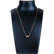 Load image into Gallery viewer, Fancy Diamond Rose Gold-plated Brass Pendant Gold-plated Diamond Brass Pendant ClothsVilla