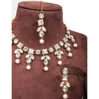 Fancy Dimond Necklace Alloy Jewel Set ClothsVilla