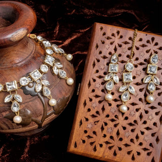 Fancy Dimond Necklace Alloy Jewel Set ClothsVilla