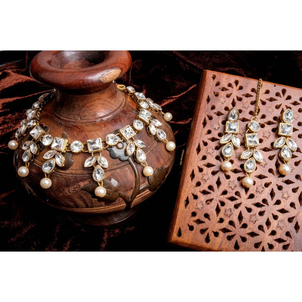 Fancy Dimond Necklace Alloy Jewel Set ClothsVilla