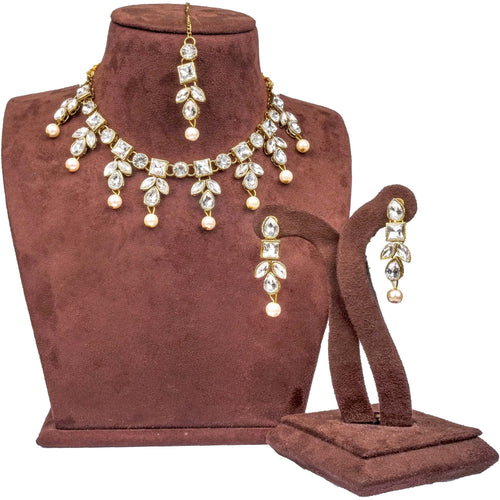 Fancy Dimond Necklace Alloy Jewel Set ClothsVilla