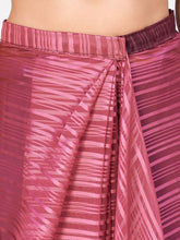 Load image into Gallery viewer, Fantastic Pink and Black Ready to Wear Saree ClothsVilla