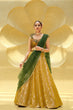 Load image into Gallery viewer, Fluorescent Green Georgette Metallic Foil Work Lehenga Choli 2231 ClothsVilla.com