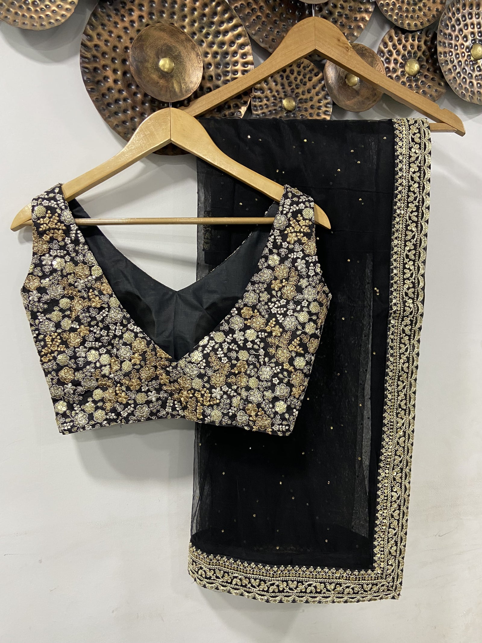 Glorious Black Sequins Embroidered Net Party Wear Lehenga Choli Clothsvilla