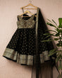 Load image into Gallery viewer, Glorious Black Sequins Embroidered Net Party Wear Lehenga Choli Clothsvilla