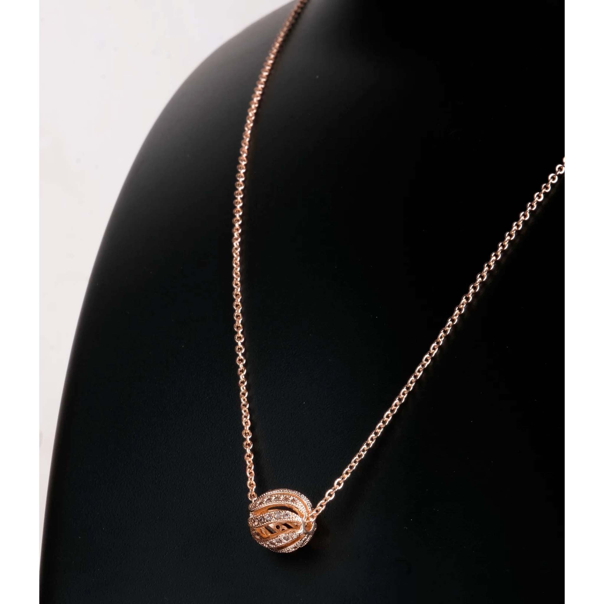 Gold-plated Brass American Dimond Pendent Gold-plated Brass Pendant Set ClothsVilla Main image