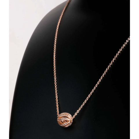Gold-plated Brass American Dimond Pendent Gold-plated Brass Pendant Set ClothsVilla Main image