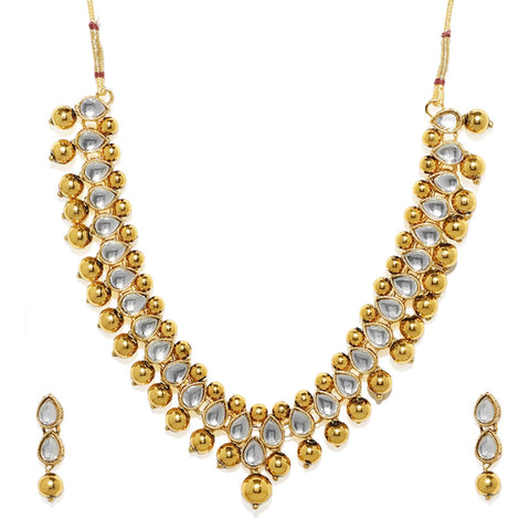 Gold, White colord Alloy Jewel Set ClothsVilla Main image