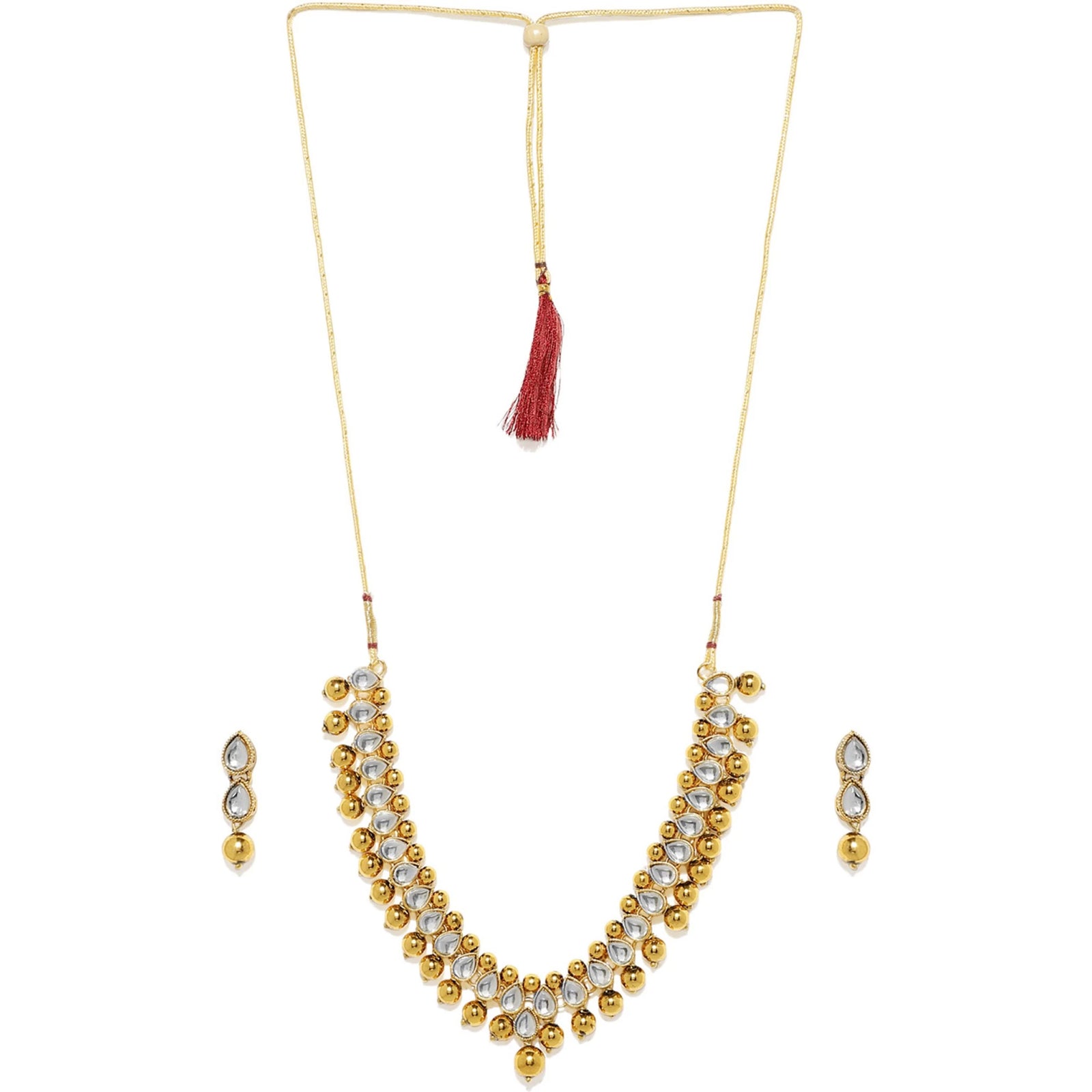 Gold, White colord Alloy Jewel Set ClothsVilla