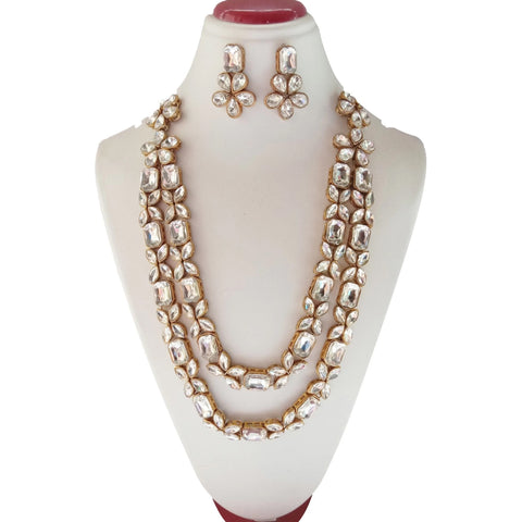 Golden Alloy Jewel Set ClothsVilla Main image