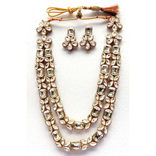 Golden Alloy Jewel Set ClothsVilla