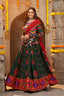 Green Embroidered Perfect Beautiful Navratri Special Chaniya Choli ClothsVilla.com