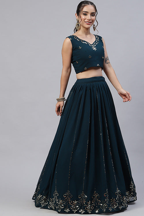 Exclusive Designer Bollywood Lehenga Choli with Dupatta Collection ClothsVilla.com