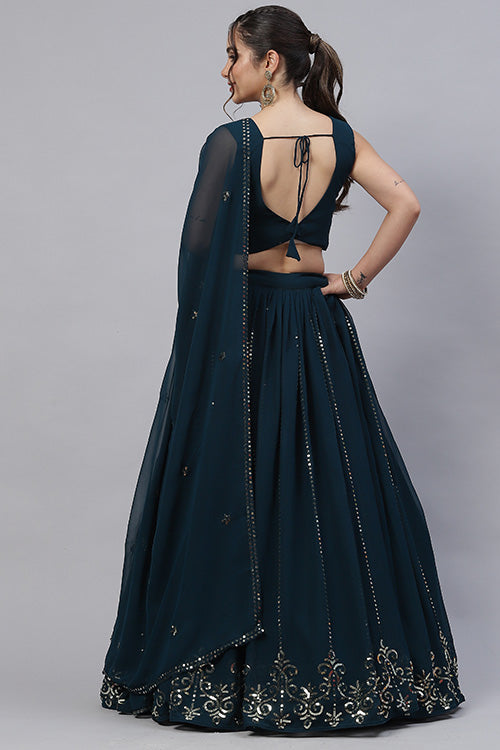 Exclusive Designer Bollywood Lehenga Choli with Dupatta Collection ClothsVilla.com