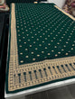 Load image into Gallery viewer, Green Saree in Vichitra Silk With Sequence and Stone Work Clothsvilla