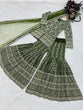 Load image into Gallery viewer, Green Sharara Sets in Georgette With Embroidery Work ClothsVilla