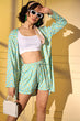 Load image into Gallery viewer, Green with Multi Color Best Designer Co-Ords Set Collection for Women Wear ClothsVilla.com