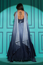 Load image into Gallery viewer, Grey Embroidered Work Readymade Anarkali Long Gown Collection ClothsVilla.com