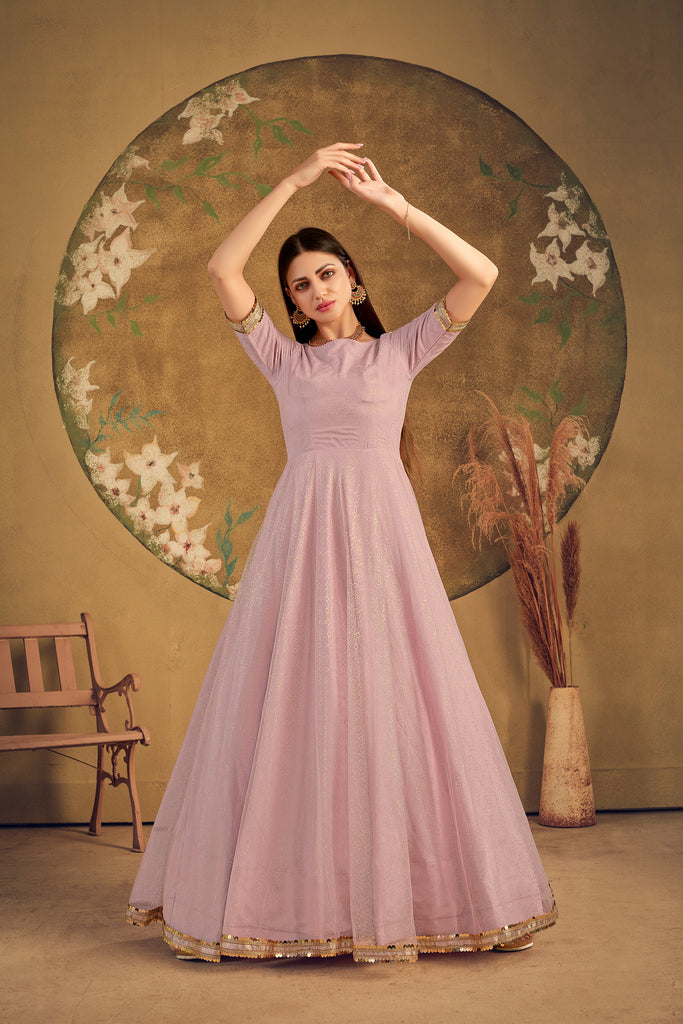 Pink Color Floor Length Gown buy online - Gown
