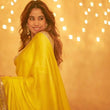 Load image into Gallery viewer, Hot Yellow Embroidered Saree With Sequins Work Clothsvilla