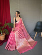 Load image into Gallery viewer, Pink Man Mohini Cotton Muslin Woven Saree Clothsvilla