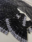Fancy Black Color Mirror Work Sharara Suit Clothsvilla